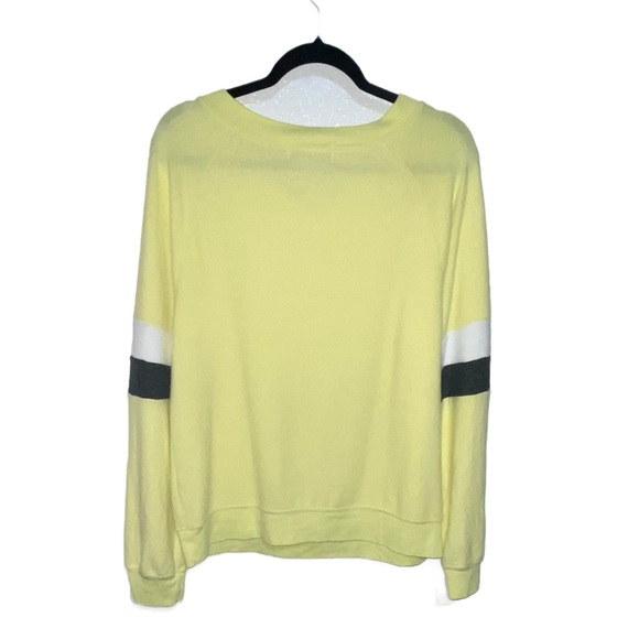 WILDFOX LIGHTWEIGHT LONG SLEEVE V NECK SWEATSHIRT - Picture 2 of 5